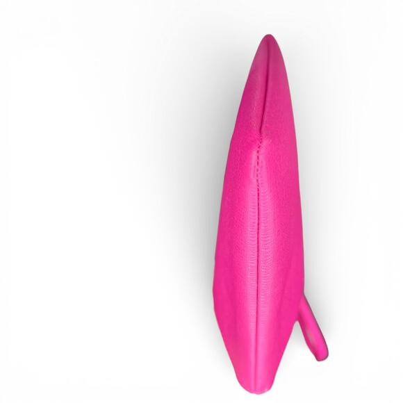 KATE SPADE Keaton Pouch Wristlet Magenta Pink New York Textured PVC Clutch Bag - Picture 4 of 8